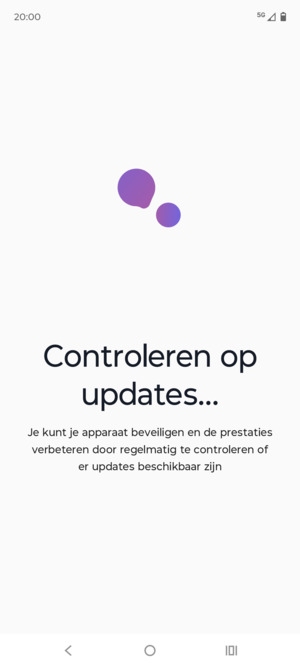 Wacht tot de zoekopdracht beëindigd is