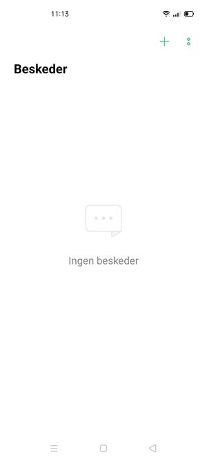 Vælg menu-knappen