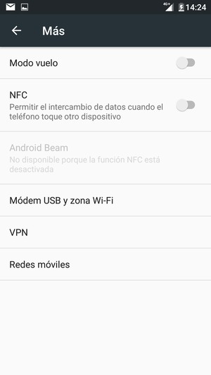 Seleccione Redes móviles