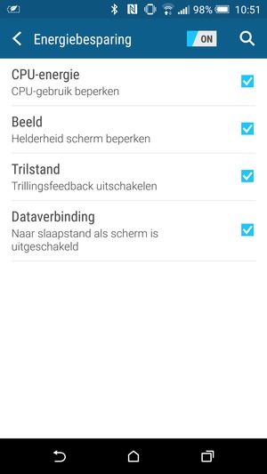 Vink alle selectievakjes aan