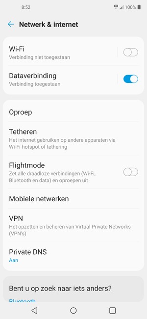 Selecteer Wi-Fi