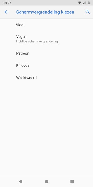 Selecteer Patroon