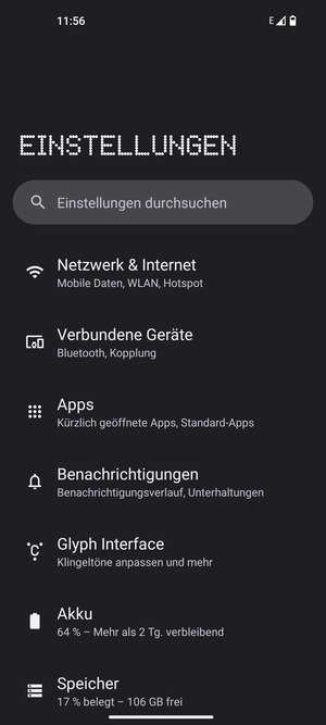 Wählen Sie Netzwerk &  Internet