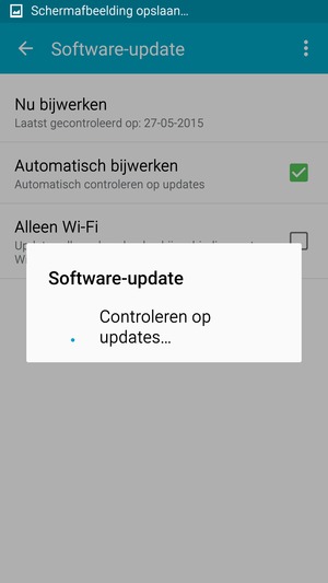 Wacht tot de zoekopdracht beëindigd is