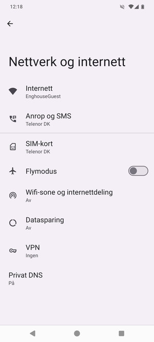 Velg SIM-kort