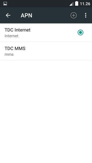 Telefonen din er konfigurert til MMS