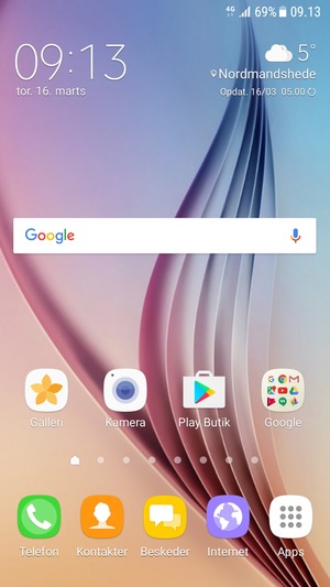 Vælg Apps