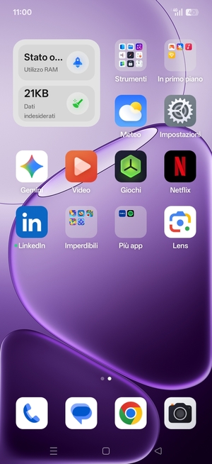 Seleziona Impostazioni