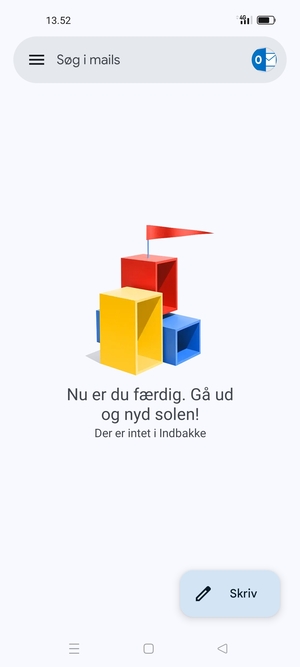 Din Hotmail er klar til brug