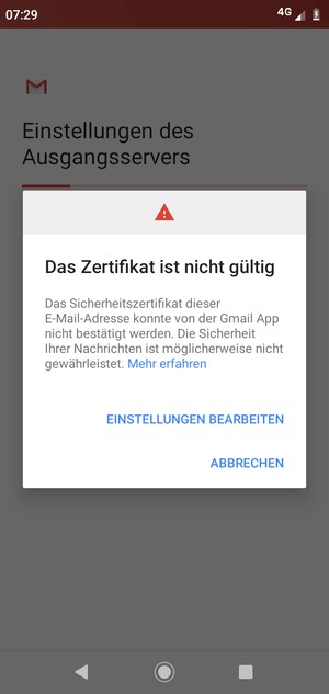Wählen Sie EINSTELLUNGEN BEARBEITEN