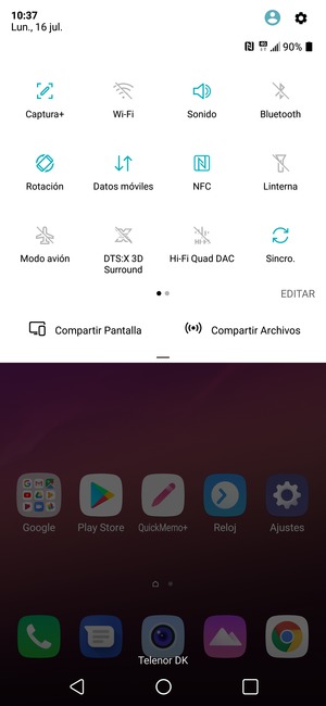 Deslice a la izquierda