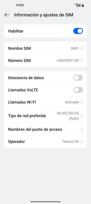 Seleccione Nombres del punto de acceso