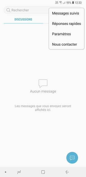 Sélectionnez Paramètres