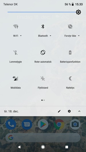Slå Wi-Fi og Bluetooth fra