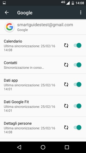 I tuoi contatti di Google verranno ora sincronizzati con il tuo telefono