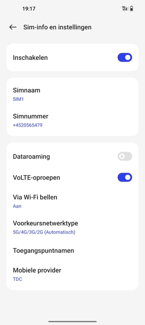 Selecteer Toegangspuntnamen