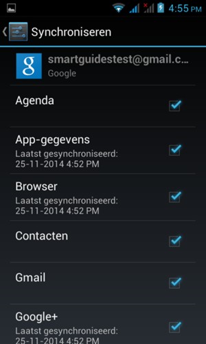 Zorg ervoor dat Contcaten geselecteerd is