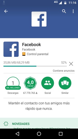 Espere a que el proceso de instalación finalice