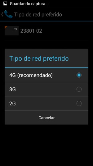 Seleccione la opción deseada