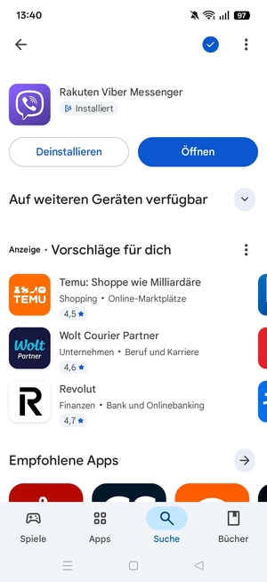 Wählen Sie Öffnen