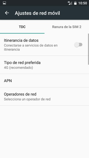 Seleccione Public y Tipo de red preferida