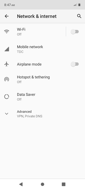 Select Mobile network