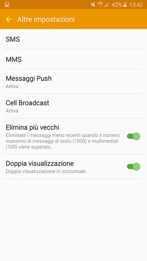 Seleziona SMS