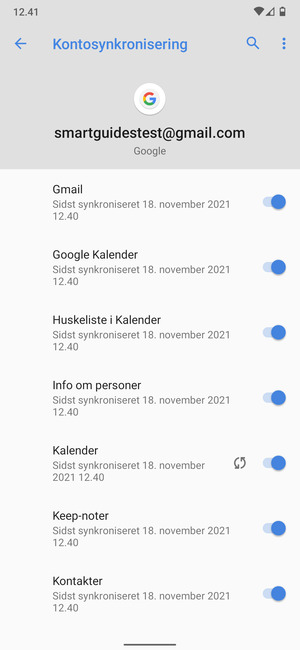 Vælg Menu-knappen