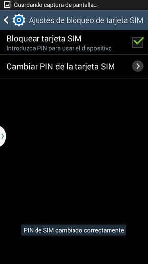El PIN de la tarjeta SIM ha sido cambiado