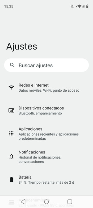 Seleccione Redes e Internet