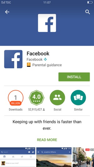 Select INSTALL