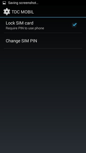Select Change SIM PIN