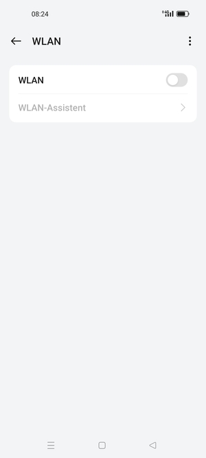 Schalten Sie WLAN ein