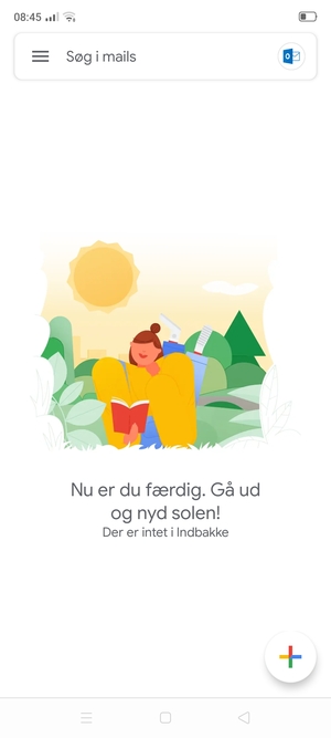 Din Hotmail er klar til brug