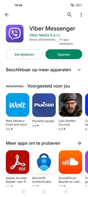 Selecteer Openen