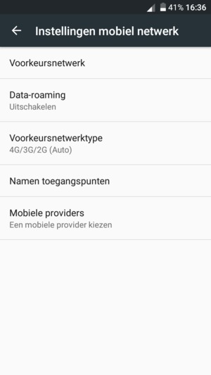 Selecteer Namen toegangspunten