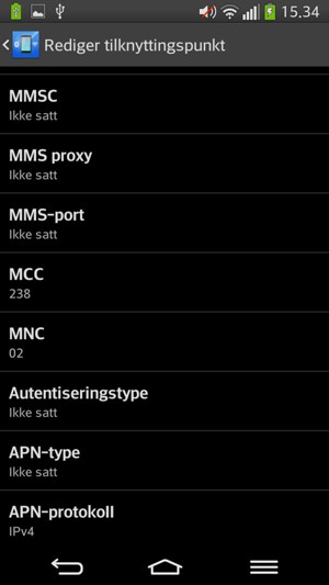 Bla ned og skriv inn MMS-informasjon