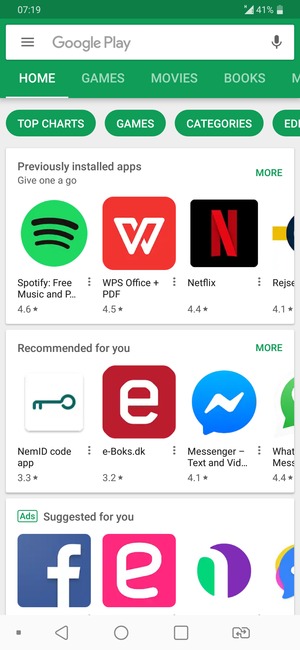 Select the Search bar