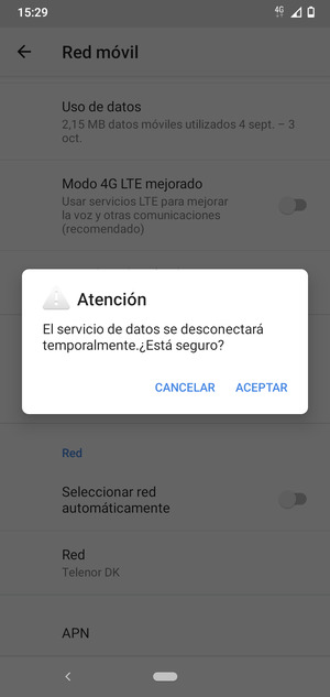Seleccione ACEPTAR