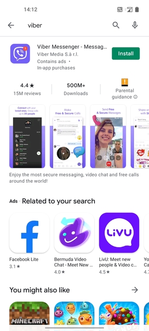 Select the app
