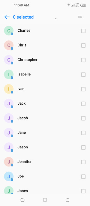 Select the Menu button