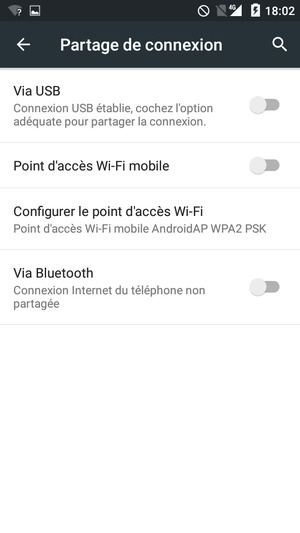 Sélectionnez Configurer le point d'accès Wi-Fi