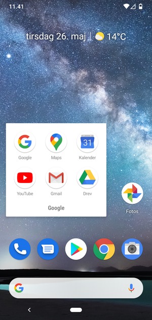 Vælg Gmail