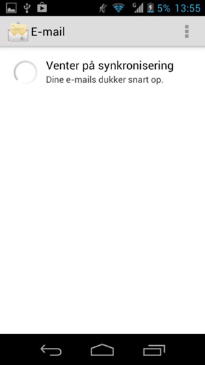 Din Gmail/Hotmail er klar til brug