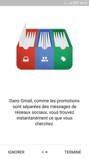 Sélectionnez TERMINÉ
