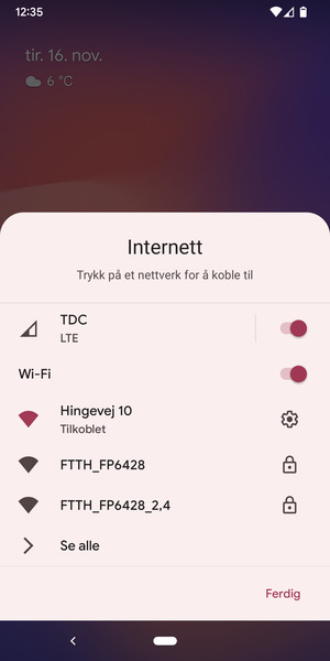 Slå av Wi-Fi