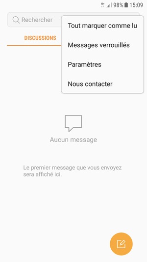 Sélectionnez Paramètres