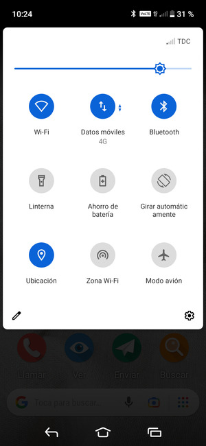 Desactive Wi-Fi y Bluetooth