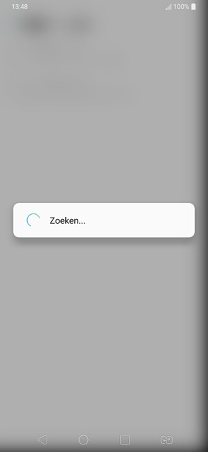 Wacht tot de zoekopdracht beëindigd is