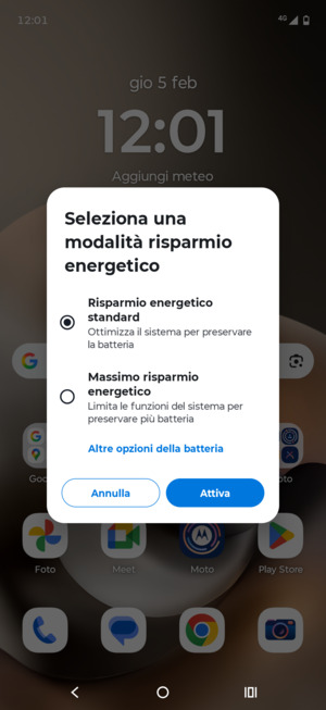 Seleziona Attiva